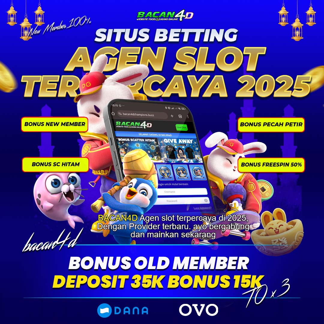 BACAN4D ⚡️ Situs Slot dan Judi Toto Online Taruhan Togel Terbesar